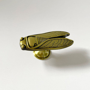 Nuevo Diseño del Fabricante: Perilla de Bronce Antiguo con Forma de Cigada para Cajones, Armarios, Dormitorios, Salas de Estar, Cocinas y Almacenes - Product Image 5