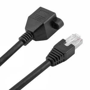 <span class=keywords><strong>RJ45</strong></span> Mâle à Femelle Montage Sur Panneau Câble Ethernet Réseau Cat5e Patch D'extension de Câble <span class=keywords><strong>RJ45</strong></span> Cordons Blindé - Product Image 6