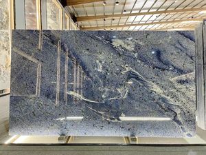 Cuarcita azul rara y losas de piedra de granito Azul <span class=keywords><strong>Bahia</strong></span> para encimera, azulejos personalizados, escaleras, pisos, tapas de tocador y decoración de pared - Product Image 3