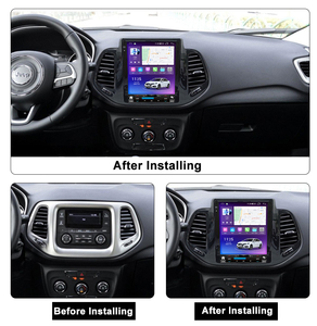 MEKEDE Pantalla para Auto con GPS, Navegación, Cámara 360, Reproductor de Música, Car-play, Android Auto para <span class=keywords><strong>Jeep</strong></span> <span class=keywords><strong>Compass</strong></span> 2016-2018, FM, AM, BT, Ventilador - Product Image 2