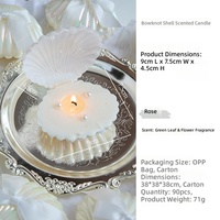 Bougie d'aromathérapie en cire de soja irisée, élégante et confortable, avec nœud en ruban, pour la décoration intérieure – Offre Spéciale