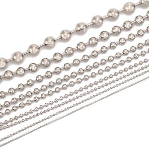 Customize <b>Ball</b> Beads <b>Chain</b> Stainless Steel Jewelry <b>Necklace</b> Choker <b>Chain</b> <b>Necklaces</b> for Men Jewelry Gift - Product Image 2