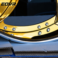 Rines EVOR Forjados Personalizados de 2 Piezas con Borde Profundo de 18 20 22 24 26 28 Pulgadas 6X139.7 5x120 5x114.3 5x112 5x130 para Autos de Pasajeros