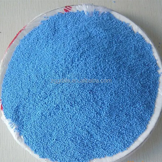 Top Kwaliteit Deep Blue Spikkel Wasmiddel Deeltjes Grondstof Kleurrijke Spikkel Voor Waspoeder