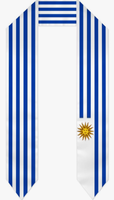 En gros, souvenirs du drapeau ouguandais, ensembles de supporters de football, épingles, bracelets, écharpes, drapeaux de l'Uruguay pour la Journée nationale