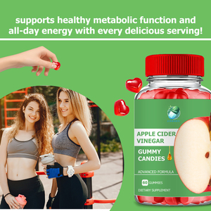 Permen Kunyah Cuka Apel Harga Grosir dengan <span class=keywords><strong>Vitamin</strong></span> dan Suplemen Folat untuk Pembakaran Lemak, Meningkatkan Energi, Permen Kunyah Penurun Berat Badan - Product Image 6