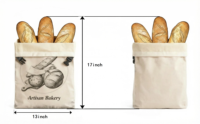 Sacs à pain en cire d'abeille réutilisables en lin biologique pour la conservation de la fraîcheur du pain au levain fait maison, sac de conservation alimentaire compatible congélateur
