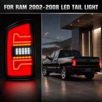Feux arrière LED complets Nafu Auto Smoke avec clignotants séquentiels pour Dodge RAM 02-08 Pickup – Remplacement de feux arrière