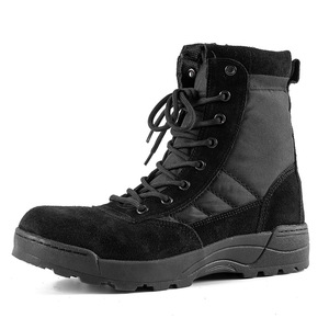 En solde Hommes Outdoor Winter Warm Boots Desert Jungle Training Shoes Rubber Mesh Tactical Boots Black with High Quality - Product Image 5