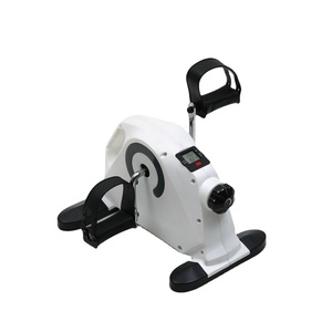 Esercitatore a pedale per bici sotto la scrivania con Display elettronico per allenamento di gambe e braccia Pedaler pieghevole completamente assemblato - Product Image 1