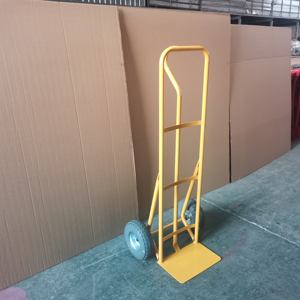 किलोग्राम दो पहियों 200 एकल लोपहैंड स्टाइल सैक स्टील हैंड ट्रक ट्रॉली - Product Image 2