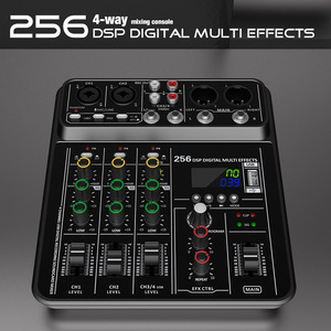 SONO RX4 Mixeur audio numérique professionnel <span class=keywords><strong>4</strong></span> canaux avec 256 effets DSP pour PC, téléphone portable, microphone, diffusion en direct - Product Image 2