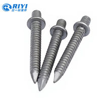 Fabricant de vis et d'écrous, vis à double filetage pointues pour le bois, vis autotaraudeuses pour meubles, vis M6x80mm, boulons sur mesure