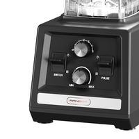 Licuadora RANBEM de 220V y 2200W, 5 Velocidades, Capacidad de 2000ml, 5 Cuchillas, Uso Comercial y Doméstico, Multifuncional, de Cobre Puro y Plástico