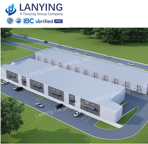 Trung Quốc của sẵn sàng thực hiện hiện đại Lớn Khoảng prefab Kết Cấu Thép cho hội thảo trung tâm trường học hoặc bệnh viện hiện đại khung thép kho - Product Image 5