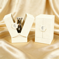 Boîtes rigides écologiques personnalisées avec logo OEM pour l'emballage de cadeaux de parfums et de cosmétiques de luxe avec fermeture magnétique et design réutilisable