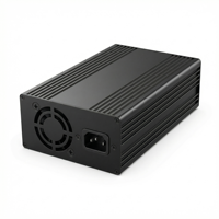 Chargeur rapide de batterie au lithium 67,2 V 5 A avec boîtier métallique 16S pour vélo électrique et trottinette 60 V, prise US 300 W, fiche IEC