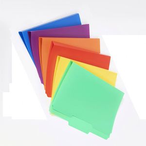 Lot de 6 dossiers de présentation décoratifs en Manila format Lettre pour documents, en stock - Product Image 6