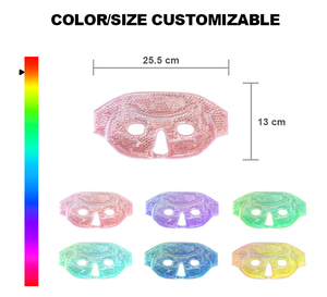 Tùy chỉnh điều trị làm mát mặt Ice Pack nén Mặt nạ thoát khỏi đôi mắt sưng húp - Product Image 3