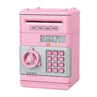 Tirelire électronique automatique avec mot de passe ATM, boîte de rangement pour pièces de monnaie, coffre-fort bancaire ATM, pour dépôt de billets, cadeau