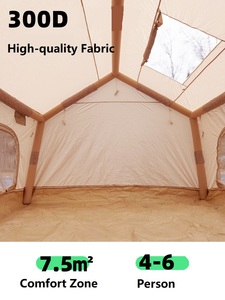 Carpa Inflable Premium de 6.3 m², Fácil de Instalar, Impermeable, de Tela Oxford, para Campamento Familiar, Glamping, Portátil y de Lujo - Product Image 3