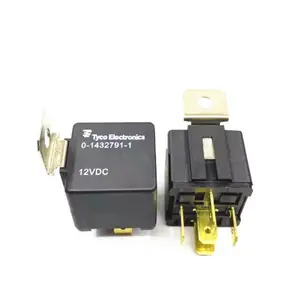 ממסר מקורי חדש 0-1432791-1 0 1432791 1 014327911 12VDC DC12V 12V 40A 5PIN