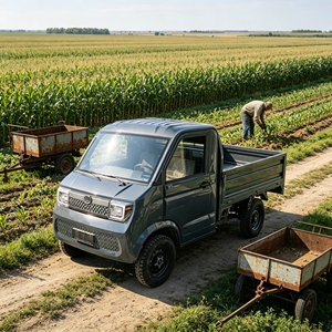 Certification CEE, camion électrique léger de 1000 kg, vitesse réglable, 25 km/<span class=keywords><strong>h</strong></span>, 40 km/<span class=keywords><strong>h</strong></span>, moteur 3000 W, transport agricole, transport de marchandises lourdes - Product Image 1