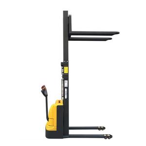 Mini apilador eléctrico chino carretilla elevadora completamente eléctrica 1500kg 1,5 T capacidad de elevación 2,5 M Walkie <span class=keywords><strong>Straddle</strong></span> Stacker - Product Image 3