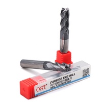 UNT outils de coupe CNC en carbure monobloc à bas prix 2/3/4 cannelures étendre les fraises en bout à nez plat pour acier allié