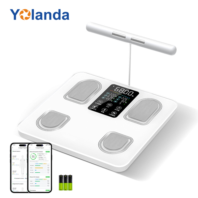 Professional Body Composition Analyzer Dual Frequency Smart Body Fat Scale Household Weighing Scale