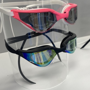 Lunettes de natation anti-buée de compétition, lunettes de natation personnalisées avec logo, protection UV, lunettes de natation pour adultes - Product Image 1