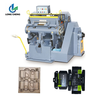 Manuelle Flachbett-Stanzmaschine, Rillenstanzmaschine für Wellpappe, Papierboxen, Leder