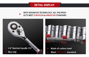 Home Reparatie Oem 88 Stuk Handgereedschap Moersleutel Set Ce Gecertificeerd 1 Jaar Garantie - Product Image 5