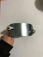 Collier de serrage double fil robuste en acier inoxydable réglable pour tuyaux, diverses tailles disponibles pour fixation de flexibles (OEM)