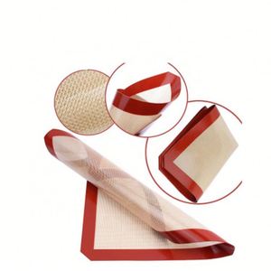 Tapis de cuisson en silicone perforé RAYBIN, antiadhésif, qualité alimentaire, sans BPA, pour pâtisserie, macarons, biscuits, pizza - Product Image 3