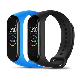 Vòng Đeo Tay Thông Minh M4 Vòng Đeo Tay Huyết Áp Nhịp Tim Thể Thao Chạy Bộ Pedometer Sức Khỏe Theo Dõi Tập Thể Dục Vòng Đeo Tay W