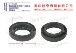Sello de <span class=keywords><strong>Aceite</strong></span> del Inyector para Camioneta Changan Hunter F70, para Motor Yunnei D20TCID X1906120, Piezas Originales PC201002-1001 - Product Image 3