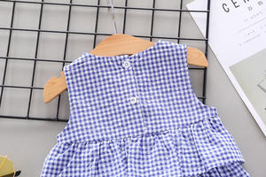 Conjunto de Falda y Body de Verano para Niñas Pequeñas, Diseño de Cuadros Coloridos, de un Proveedor Chino, Compra en Línea - Product Image 4