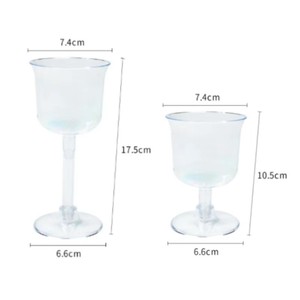 <span class=keywords><strong>Verre</strong></span> à cocktail jetable transparent en <span class=keywords><strong>plastique</strong></span> à <span class=keywords><strong>pied</strong></span> haut Margaret pour fête, <span class=keywords><strong>verre</strong></span> à champagne et à <span class=keywords><strong>vin</strong></span> - Product Image 2