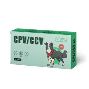 工厂价格兽医医疗检测试剂盒动物疾病诊断犬细小病毒Ag快速检测犬CPV/CCV检测