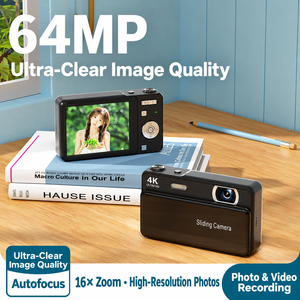 Nueva Cámara Digital sin Espejo M15 con Sensor CMOS, Zoom Óptico de 16x, Video 4K, Cámara para Estudiantes, Regalo Perfecto - Product Image 4