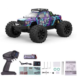 Con Premium RC HOSHI actualizado nuevo JIUSI PT14R 4WD coche 2,4 <span class=keywords><strong>Ghz</strong></span> 1/14 80 KM/H Motor sin escobillas de alta velocidad <span class=keywords><strong>Buggy</strong></span> todoterreno V - Product Image 1