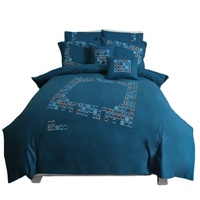 Housse de couette personnalisée Home Luxury Quilts Embroidery Bedding Set