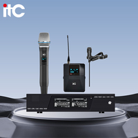 Microphone Lavalier Sans Fil Professionnel UHF XLR à Condensateur avec Réduction de Bruit