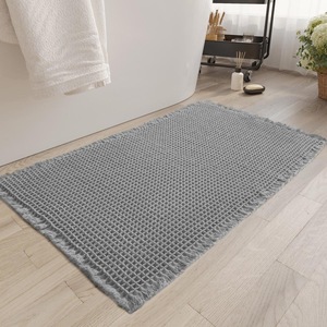 <span class=keywords><strong>Tapis</strong></span> <span class=keywords><strong>de</strong></span> bain en tissu gaufré FIGOO - Haute qualité, sortie d'usine, lavable en machine, super absorbant - Product Image 5