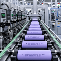 Batterie Cellulaire Battivus Originale 21700 6500mAh 3.6V 65A à Décharge pour Drone Industriel, VTOL, UAV, Avion à Aile Fixe, Europe, Russie
