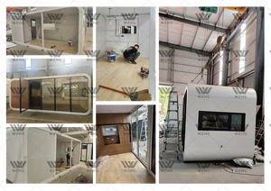 Cabina de Transporte Económica y Rápida con Panel Sándwich de <span class=keywords><strong>Madera</strong></span> para Uso <span class=keywords><strong>en</strong></span> Exteriores y Edificios de Oficinas - Product Image 4