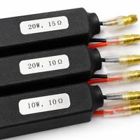 Resistencia de Carga LED para Motocicleta 20W 10 Ohm, Resistencia de Señal de Giro Impermeable para Luz Indicadora LED, Eliminador de Códigos de Error