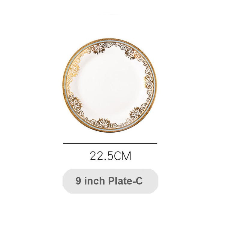 9 pouces Plate-C