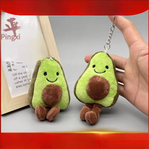 <span class=keywords><strong>Kawaii</strong></span> Avocado Plush Móc Khóa Đồ Chơi Hoạt Hình Dễ Thương Trái Cây Búp Bê Nhồi Bông Vui Nhộn Quà Tặng Sinh Nhật Cho Bé Trai Và Bé Gái - Product Image 2